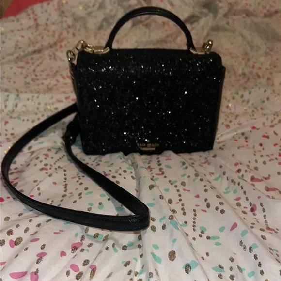 Black Glitter Handbag - Picture 1 of 4